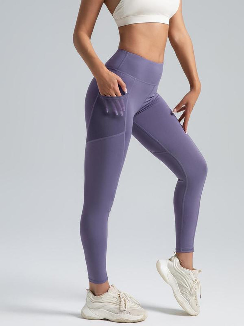High Waist Pocket Sports Tummy Control Yoga Leggings