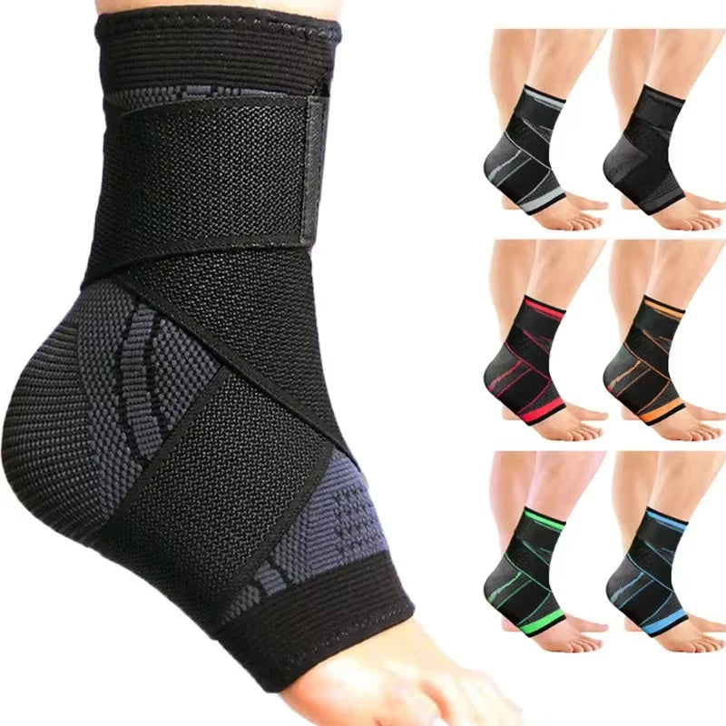 Adjustable Compression Ankle Brace for Total Support & Injury Prevention