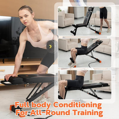 7 Adjustable Positions Fitness Bench